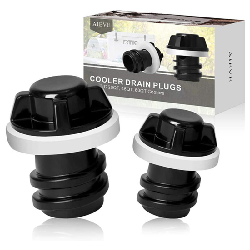 AIEVE 2 Pack Replacement Cooler Drain Plug Compatible With Rtic Cooler